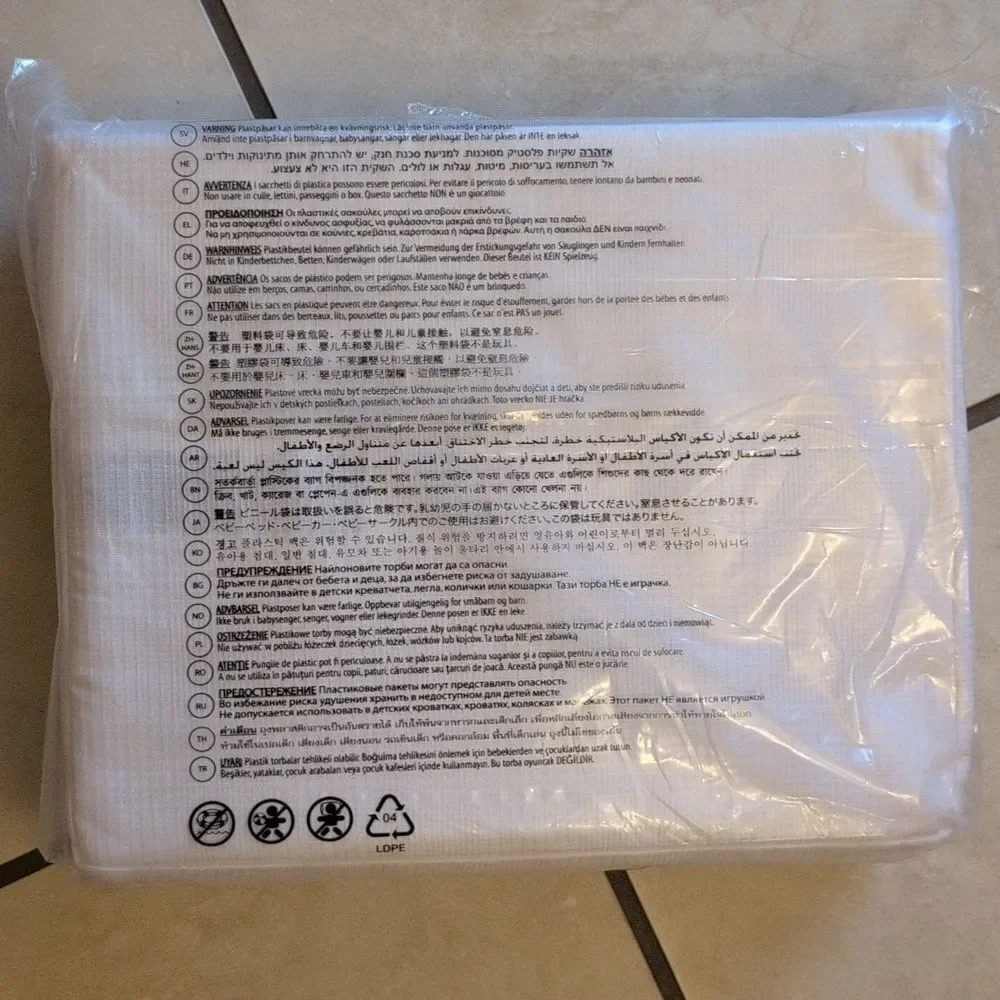 NWT Ralph Lauren King Fitted Sheet Lovan Studio White Organic Cotton